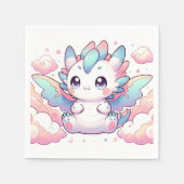 Fiery Dragon Baby Shower Serviette (Vorderseite)