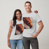 Fiery Dragon Head Radiation Intense Energy T-Shirt (Unisex)