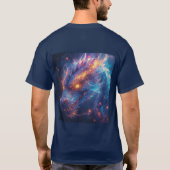 Fiery Dragon Head Radiation Intense Energy T-Shirt (Rückseite)