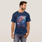 Fiery Dragon Head Radiation Intense Energy T-Shirt (Vorne ganz)