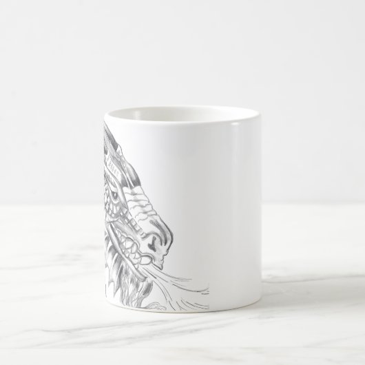 Fiery Dragon Hot Coffee Tasse (Mittel)