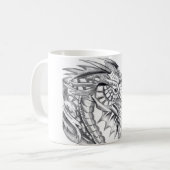 Fiery Dragon Hot Coffee Tasse (Vorderseite Links)
