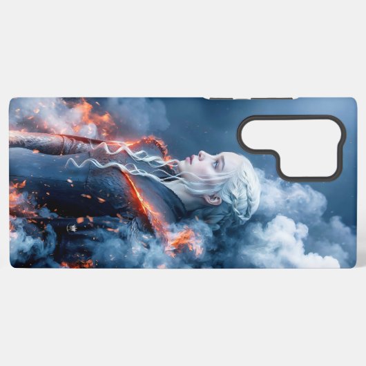 Fiery Dragon Queen Design Samsung Galaxy Hülle (Rückseite (Horizontal))