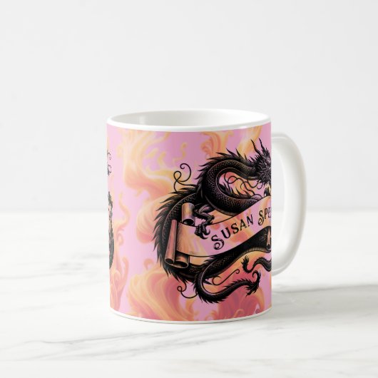 Fiery Dragon Tasse (VorderseiteRechts)