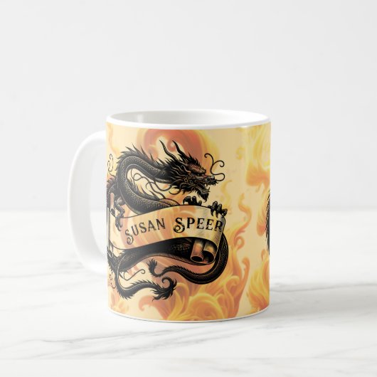 Fiery Dragon Tasse (Vorderseite Links)