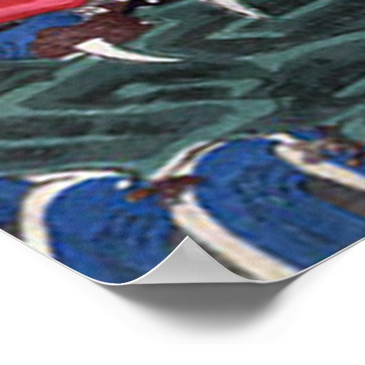 Fiery Dragon von Yoshitsuya Poster (Ecke)