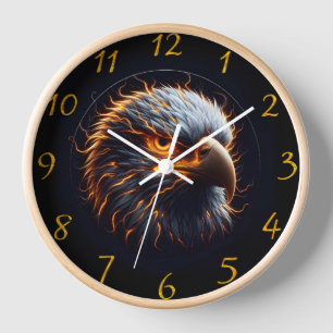 Fiery Eagle: Leuchtdichte Uhr