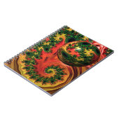 Fiery Elegance - Eine Studie im Complexity-Noteboo Notizblock (Linke Seite)