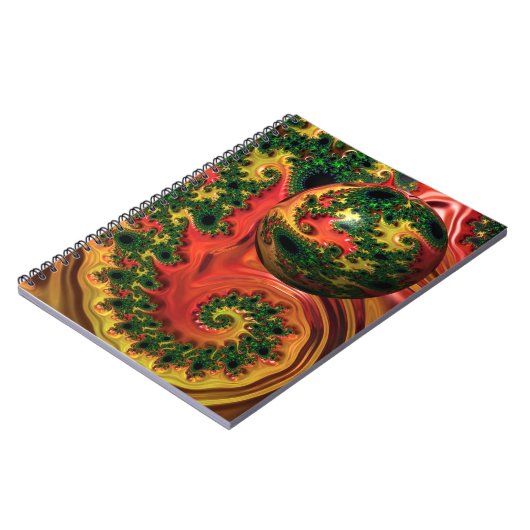 Fiery Elegance - Eine Studie im Complexity-Noteboo Notizblock (Linke Seite)