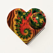 Fiery Elegance - Eine Studie im Complexity-Noteboo Notizblock (Rückseite)