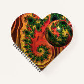Fiery Elegance - Eine Studie im Complexity-Noteboo Notizblock (Vorderseite)