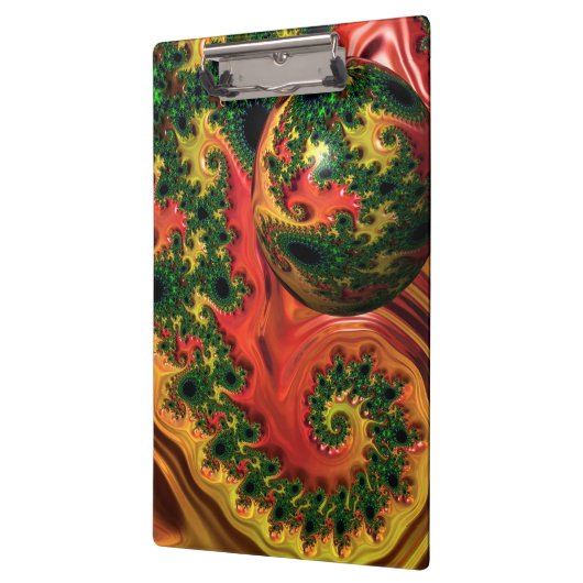 Fiery Elegance - Eine Studie in Complexity Clipboa Klemmbrett (Links)