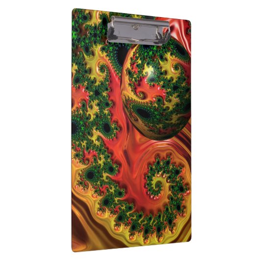 Fiery Elegance - Eine Studie in Complexity Clipboa Klemmbrett (Rechts)