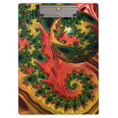 Fiery Elegance - Eine Studie in Complexity Clipboa Klemmbrett (Vorderseite)