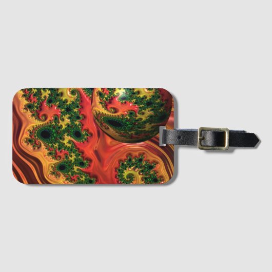 Fiery Elegance - Eine Studie über Komplexität Gepäckanhänger (Vorderseite (Horizontal))