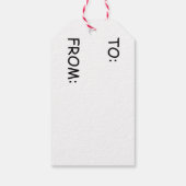 Fiery Elegance - Eine Studie über Komplexität Geschenkanhänger (Rückseite)