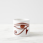 Fiery Eye Horus Espresso Tasse (Vorderseite)