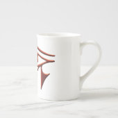 Fiery Eye of Horus Bone China Tasse (Rechts)