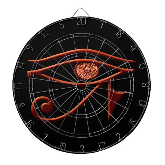 Fiery Eye of Horus Dart Board Dartscheibe (vorne)
