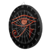 Fiery Eye of Horus Dart Board Dartscheibe (Vorderseite rechts)