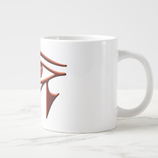 Fiery Eye of Horus Jumbo Tasse (Rechts)
