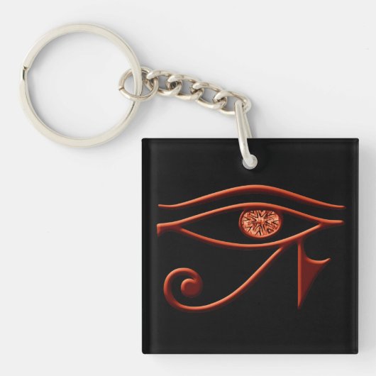 Fiery Eye of Horus Key Chain Schlüsselanhänger (Vorderseite)