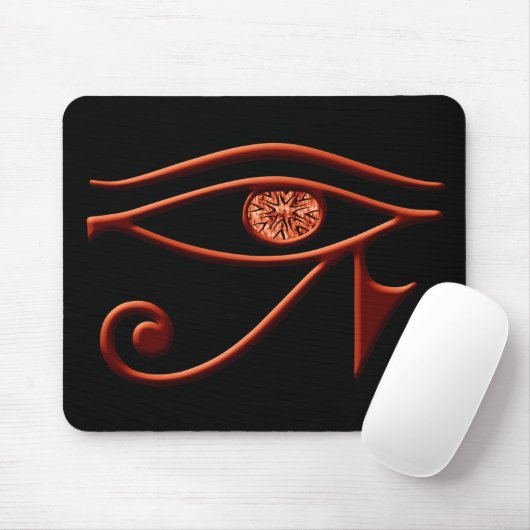 Fiery Eye of Horus Mouse Pad Mousepad (Mit Mouse)