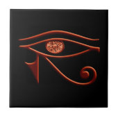 Fiery Eye of Horus Tile Fliese (Vorderseite)