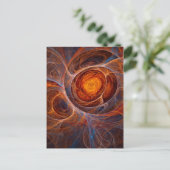 Fiery eye postkarte (Stehend Vorderseite)