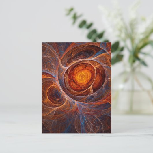 Fiery eye postkarte (Stehend Vorderseite)