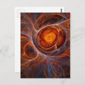 Fiery eye postkarte (Vorne/Hinten)