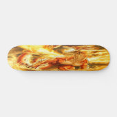 Fiery Fantasy Dragon Skateboard (Horizontal)
