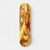 Fiery Fantasy Dragon Skateboard (Vorne)