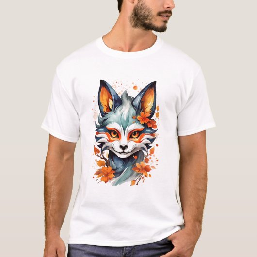 Fiery Feline Impression T-Shirt (Vorderseite)