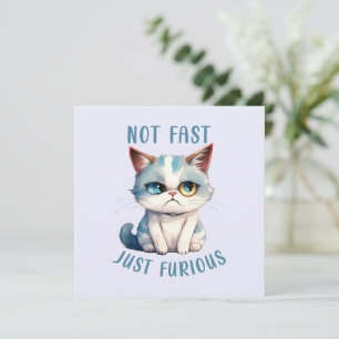 Fiery Feline Spirit - Sassy Angry Cat Design