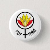 Fiery Female Button (Vorderseite)
