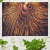 Fiery Filaments Handtuch (Gefaltet)