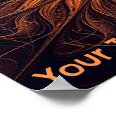 Fiery Filaments Poster (Ecke)