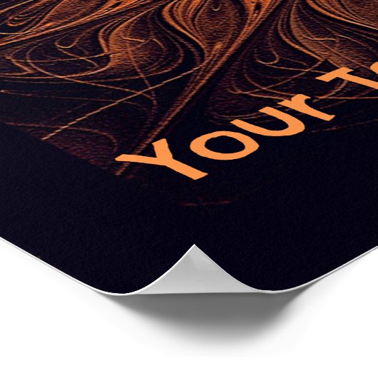 Fiery Filaments Poster (Ecke)