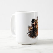 Fiery Fist Hero Kaffeetasse (Vorderseite Links)