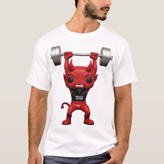 Fiery Fitness Funko Pop Teufel T-Shirt (Vorderseite)
