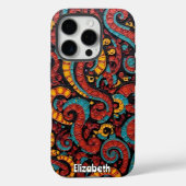 Fiery Floral Embellishs Case-Mate iPhone Hülle (Rückseite)