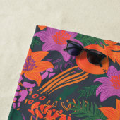Fiery Floral Strandtuch (Beispiel)