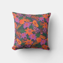 Fiery Florals Kissen