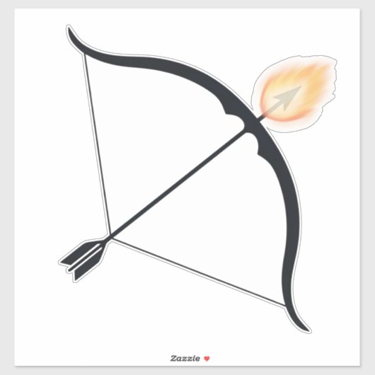 Fiery Focus - Ein Märchenfestival Aufkleber (Blatt)