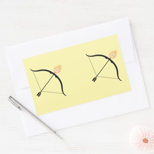 Fiery Focus - Ein Märchenfestival Rechteckiger Aufkleber (Umschlag)