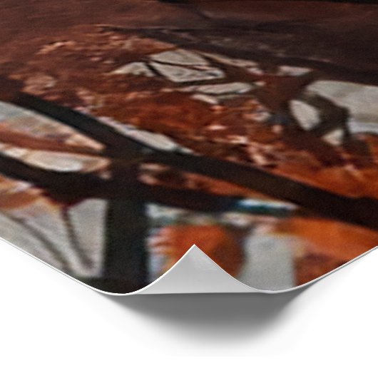 Fiery Forest Poster (Ecke)