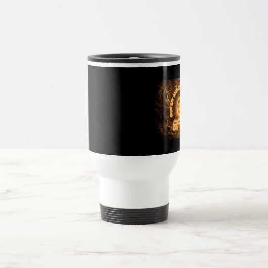 Fiery Fractal Mizrach Reisebecher (Mittel)