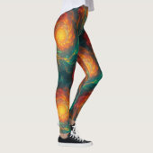 fiery fractals leggings (Rechts)
