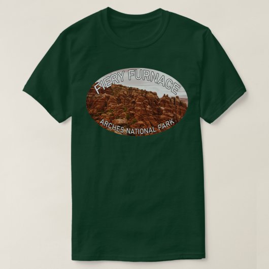 Fiery Furnace Arches Nationalpark T-Shirt (Design vorne)